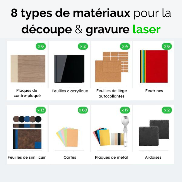 Pack xTool M1 10W découpe laser et purificateur d'air, équipement