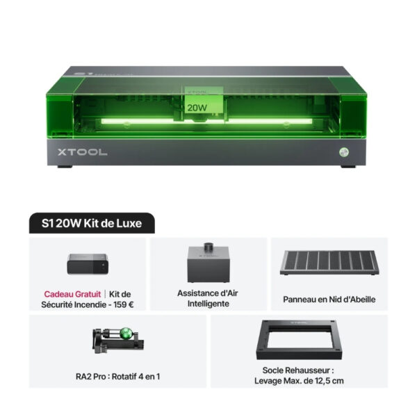 xTool S1 20W - Kit De Luxe