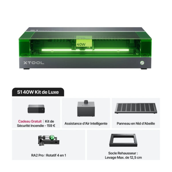 xTool S1 40W - Kit De Luxe