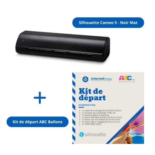 Silhouette Cameo 5 Noir Mat + Kit de départ - ABC Ballons