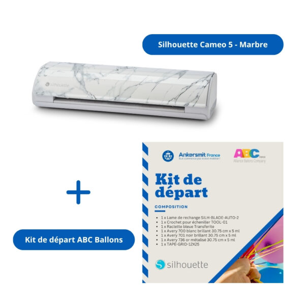 Silhouette Cameo 5 Marbre + Kit de départ - ABC Ballons