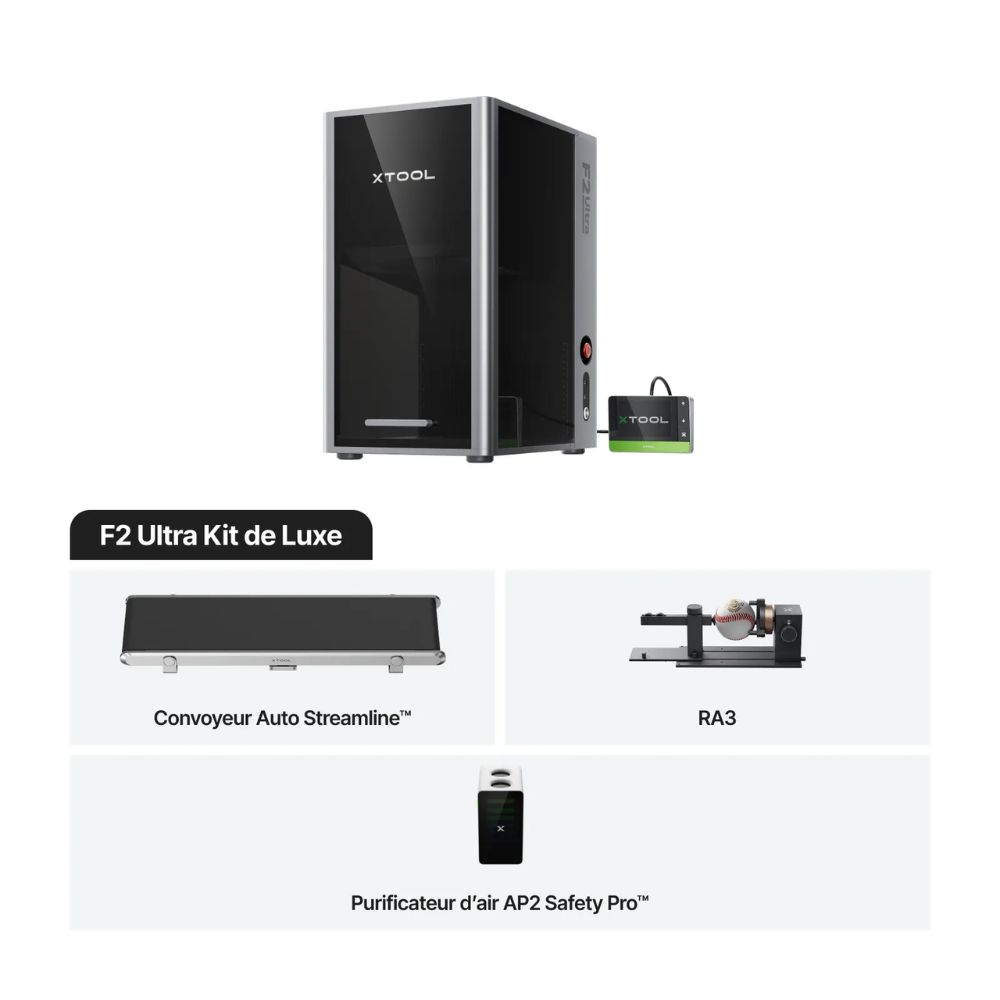 xTool F2 Ultra Double laser - Kit De Luxe