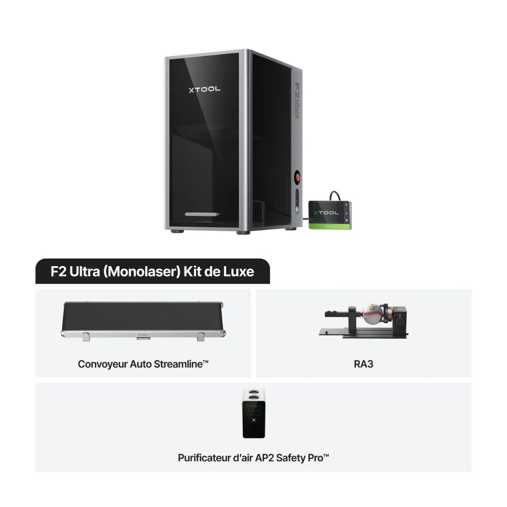 xTool F2 Ultra Monolaser - Kit De Luxe