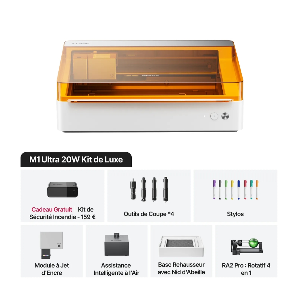xTool M1 Ultra 20W – Kit De Luxe