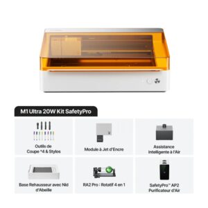 xTool M1 Ultra 20W - Kit Safety Pro