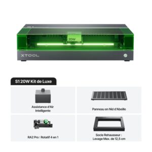 xTool S1 20W - Kit de luxe