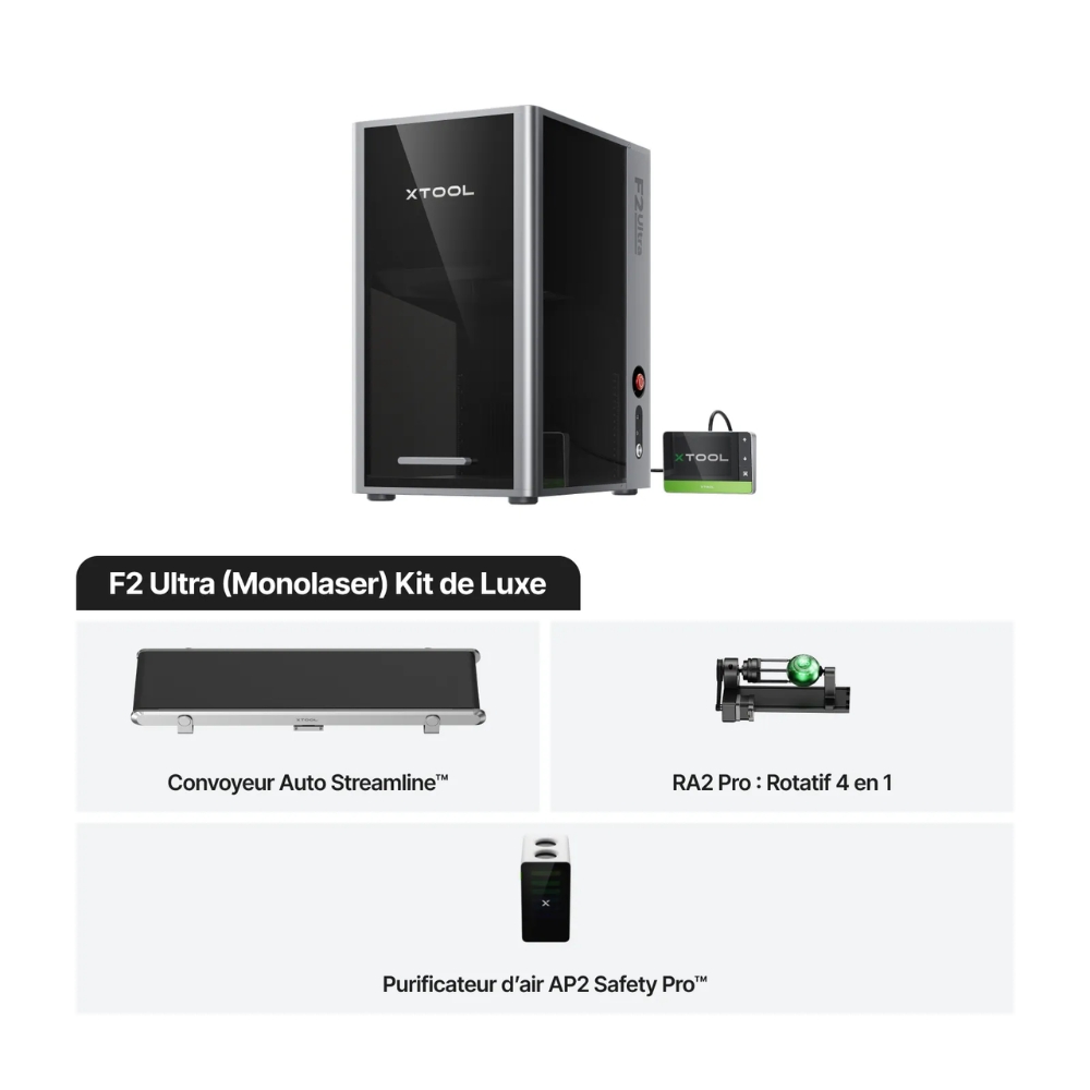 xTool F2 Ultra (Mono laser) - Kit De Luxe