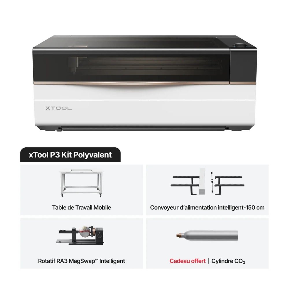 xTool P3 - Kit Polyvalent