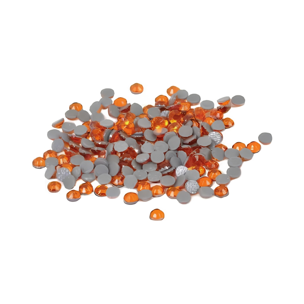 Strass orange 5mm